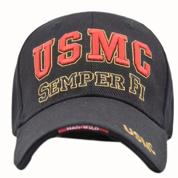 New USMC Marine Corps Baseball Hat.  See all pics choose style/color/mes… - Picture 1 of 14